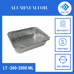 2000ml Aluminum Food Tray