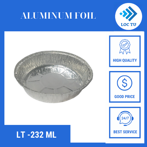 1400ml round aluminum tray for air fryer