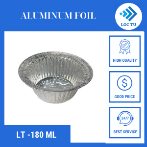 180ml round aluminum tray