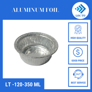 120-350ml round aluminum tray