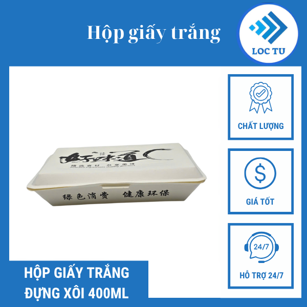 WHOLESALE WHITE PAPER FOOD BOXES